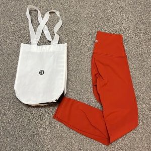 Lululemon wunder under luxtreme leggings